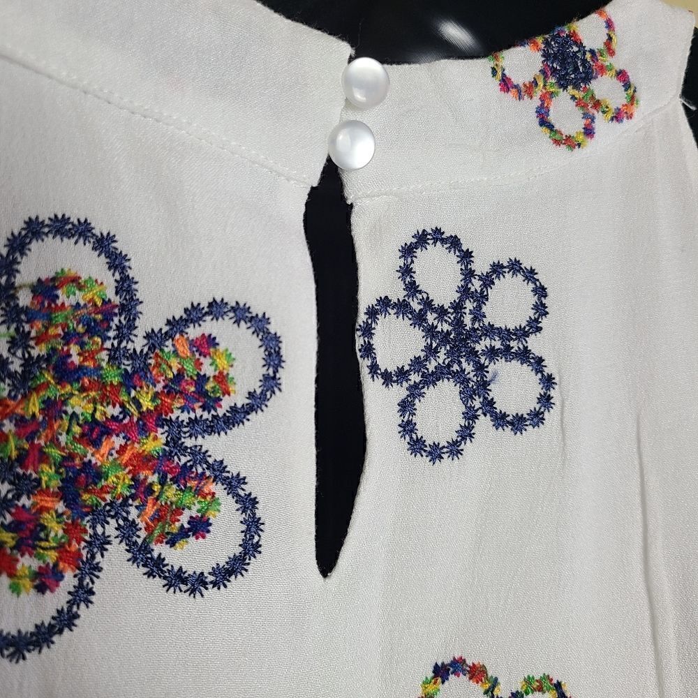 Papillon Embroidered Shift Dress  - Picture 7 of 9